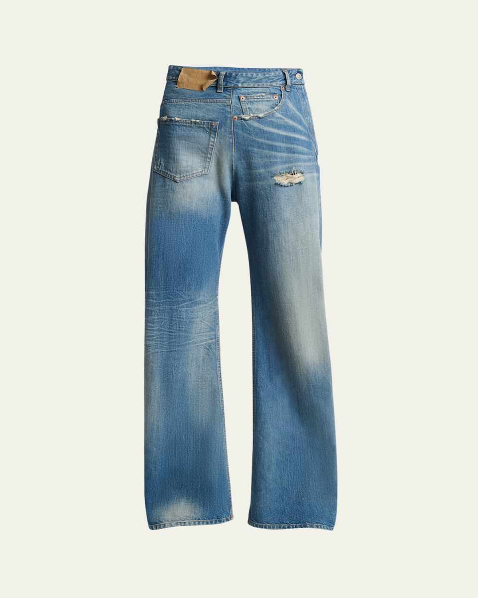 Deconstructed 5-Pocket Jeans